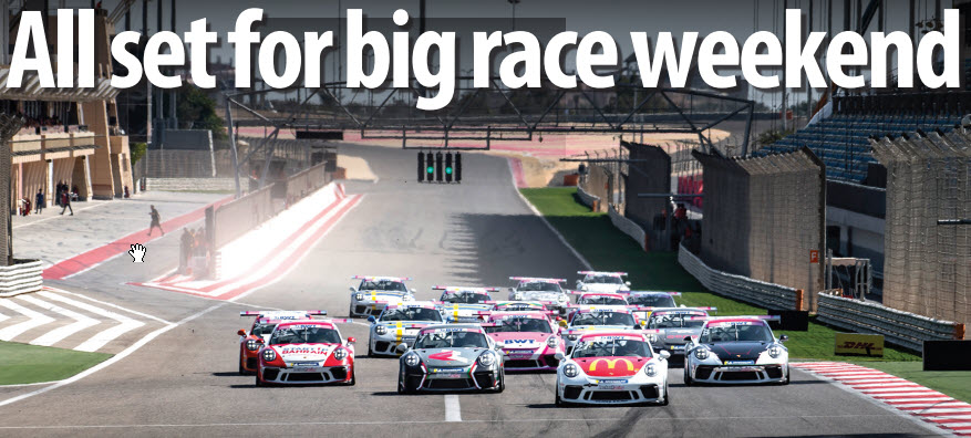Gulf Weekly All set for big race weekend
